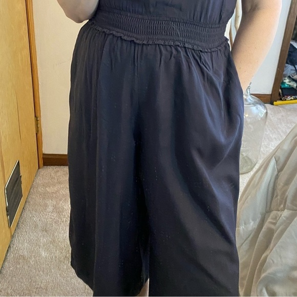 Aritzia Wilfred Dark Gray Side Button Summer Pantsuit - Picture 9 of 15